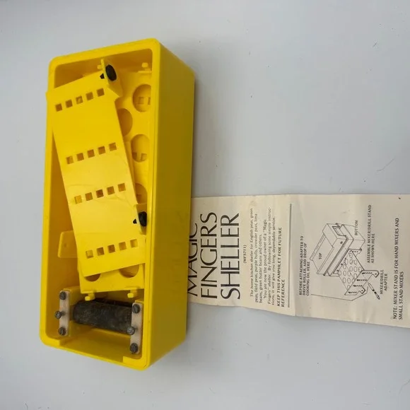 Vintage Magic Fingers Sheller MFS711 Pea and Bean Sheller with Box and Adapter - Picture 5 of 6